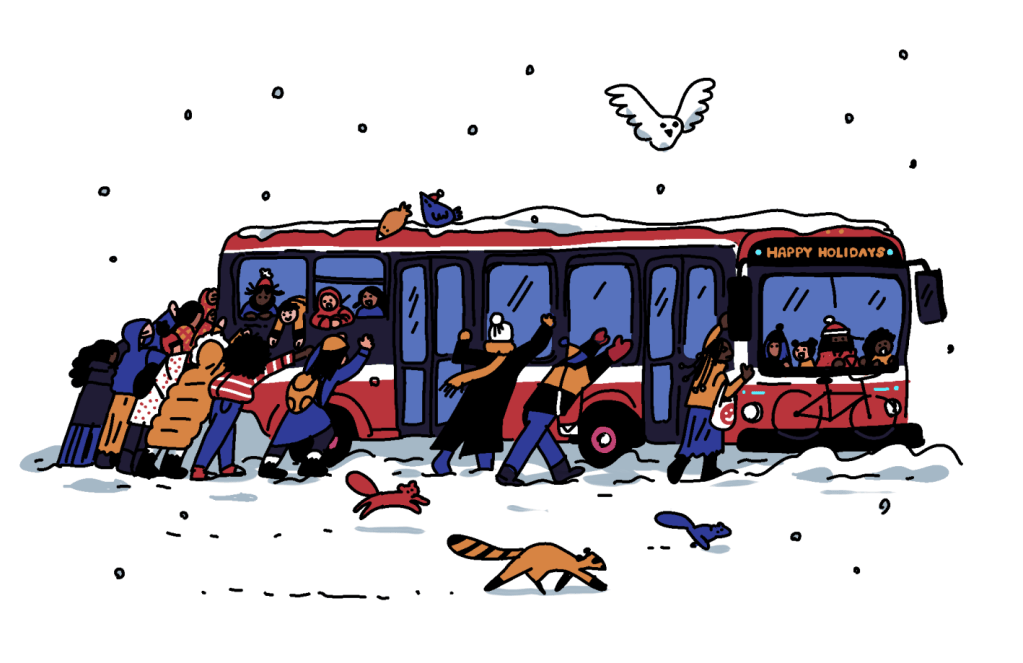 Holiday Card for TTCRiders 2022.
